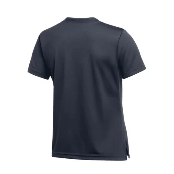 Nike Pro Women's V-Neck Short Sleeve Training Shirt -Dark Grey - US M - Picture 2 of 5